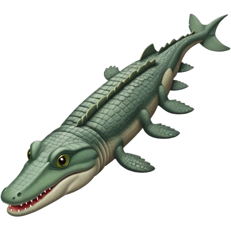Tiktaalik Roseau-a fish that looks like a crocodile emoji
