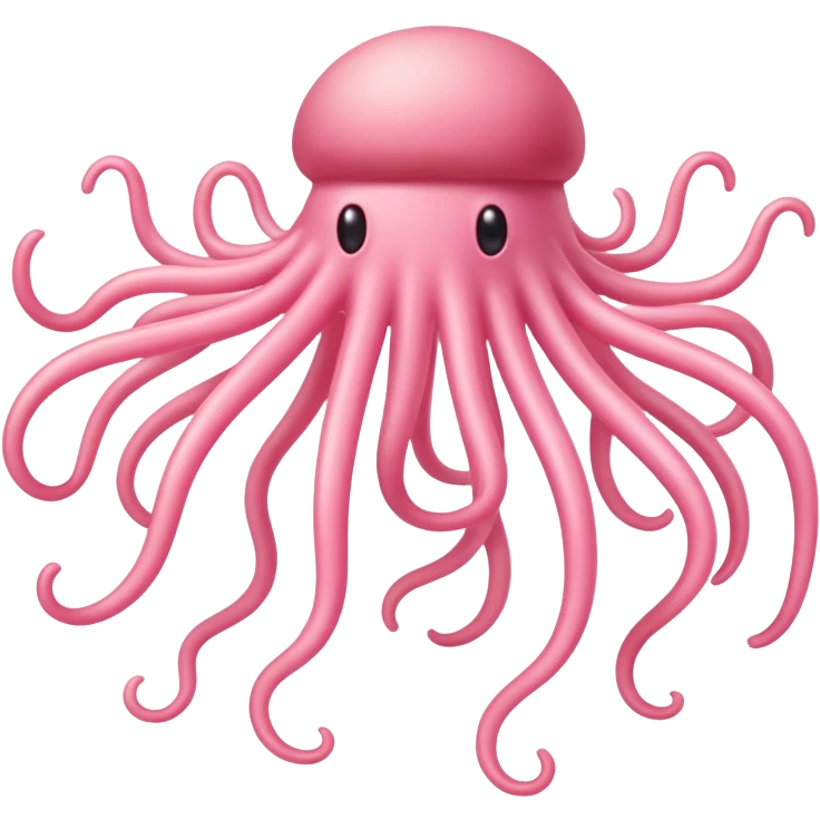 pink flying spaghetti  emoji