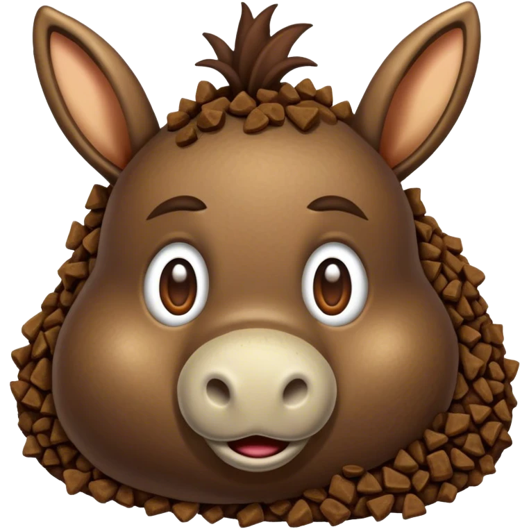 Donkey poop emoji