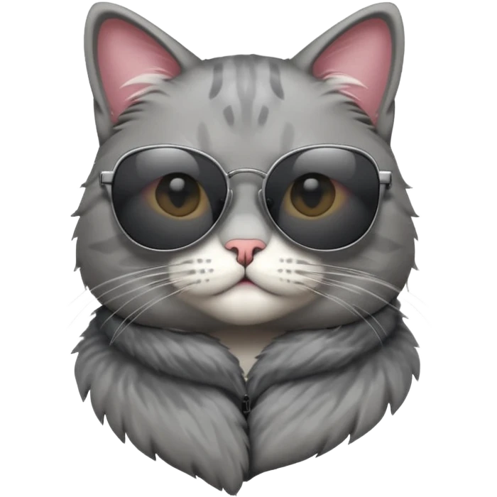 Cat wearing sunglasses emoji