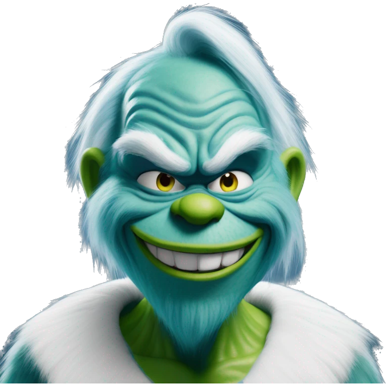blue grinch with a text under it saying “that feeling when knee surgery is tomorrow” emoji