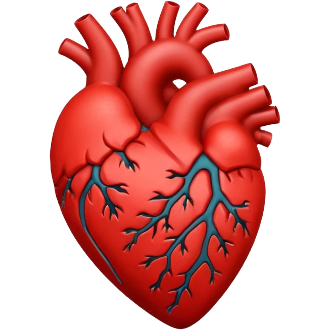 red beating heart emoji