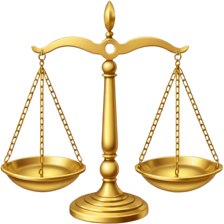 Libra, symbolizing moral values. emoji