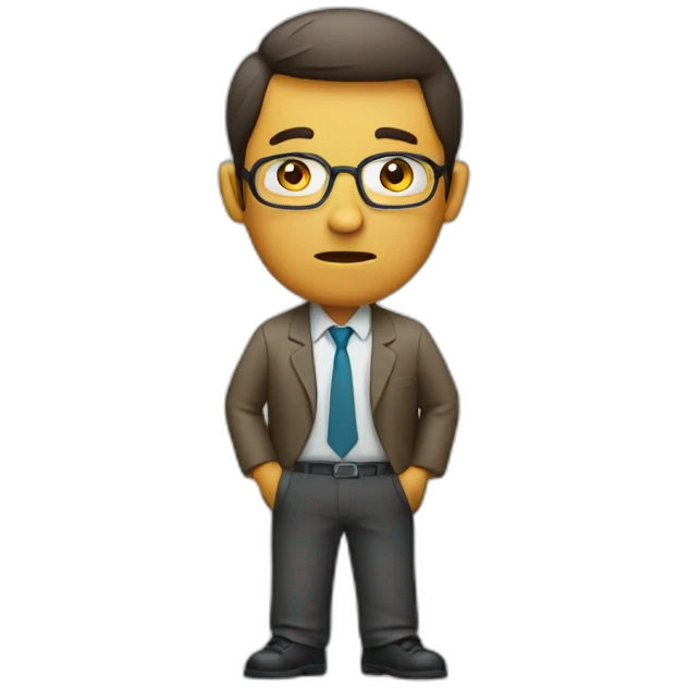 psychologist thinking emoji