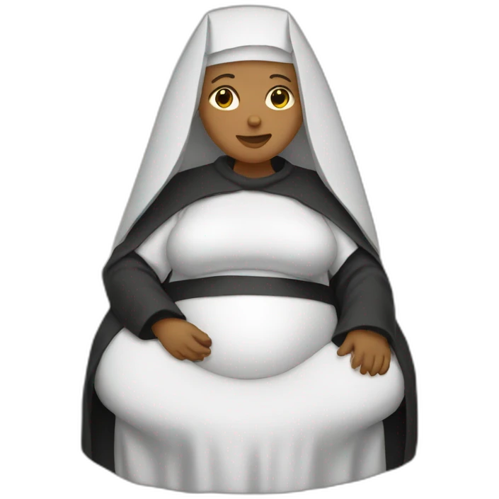 Pregnant nun emoji
