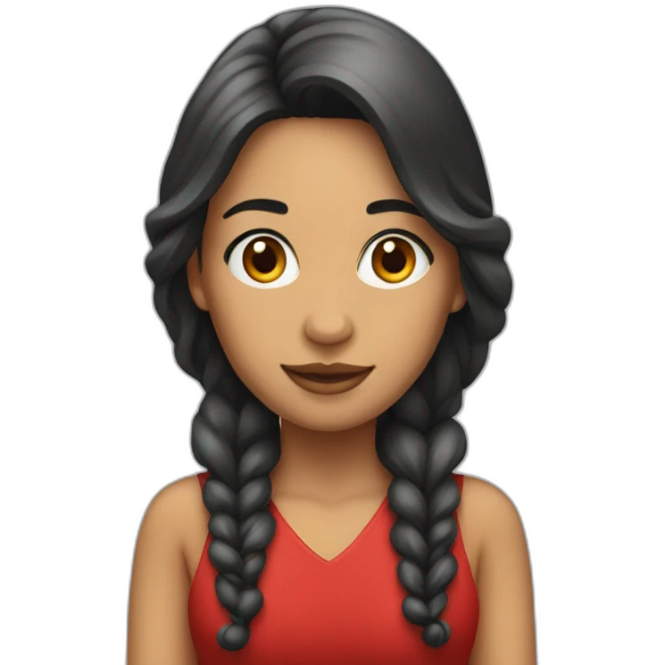 Mujer con cabello rojo emoji