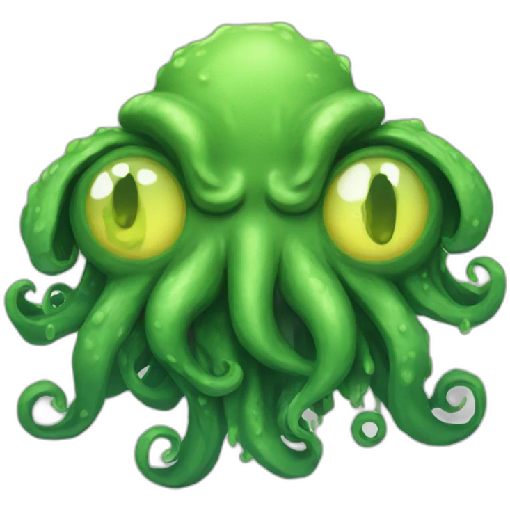 sweating cthulhu emoji