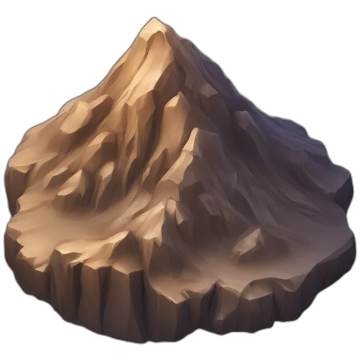 bronze big mountain emoji