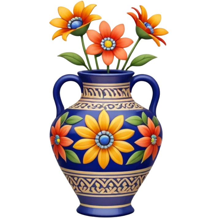 vase and one flower outside emoji