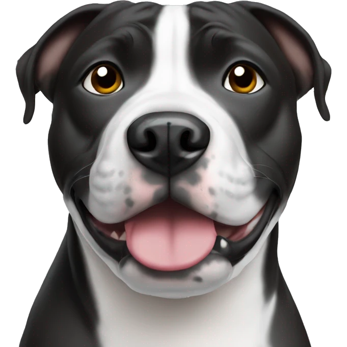 staffy with blue eyes emoji