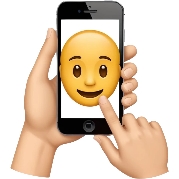Create an emoji of a hand lifting a phone to answer a call."
 emoji