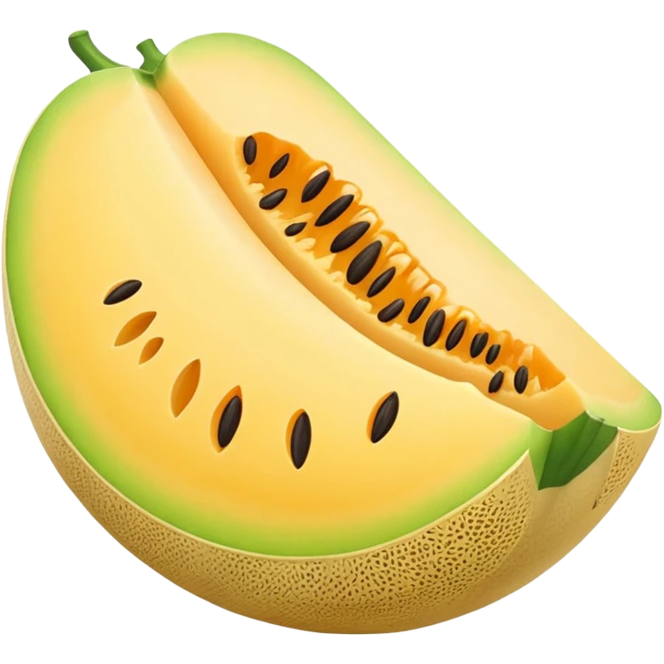 yellow melon emoji