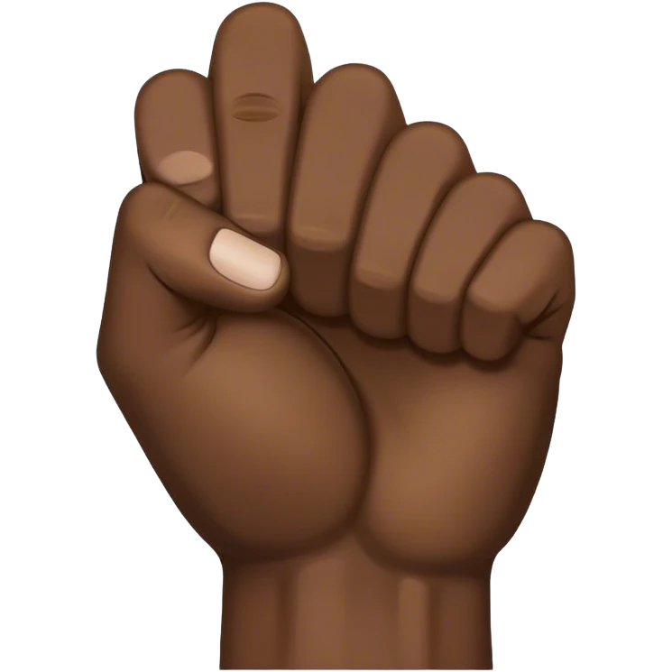 Fist in solidarity  emoji