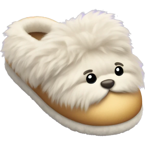 Fluffy slipper emoji
