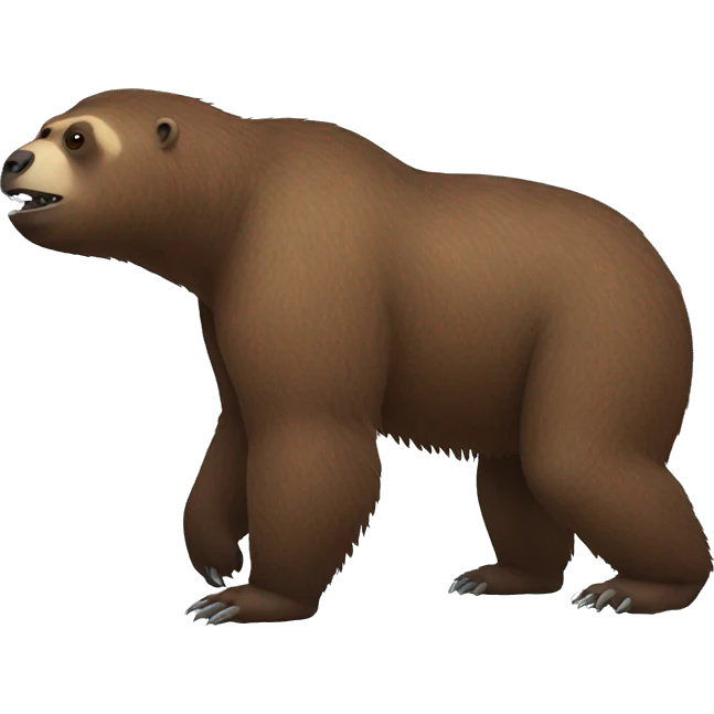 giant ground sloth full body emoji