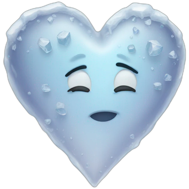 ice heart emoji