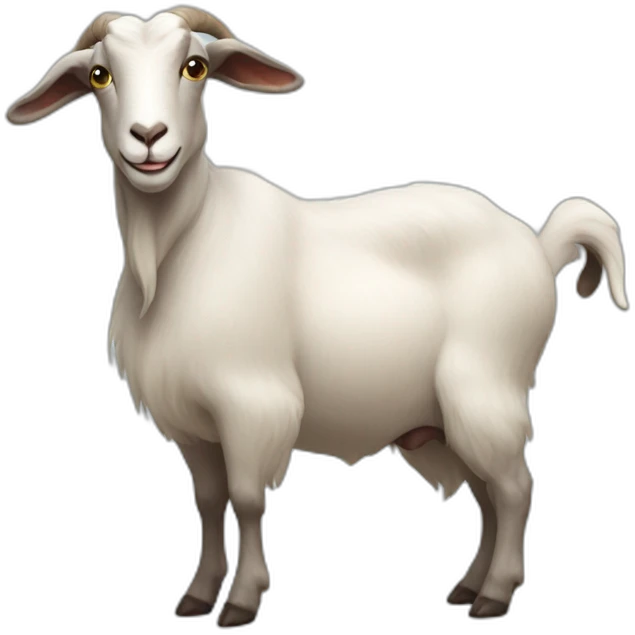 goat-with-big-belly emoji