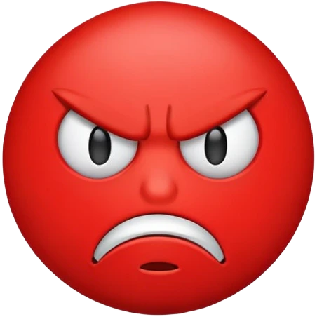 red emoji as a goon emoji