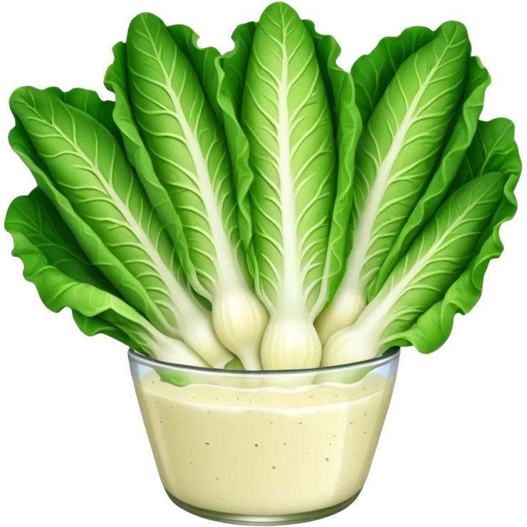 Romaine salad with no tomatoes emoji