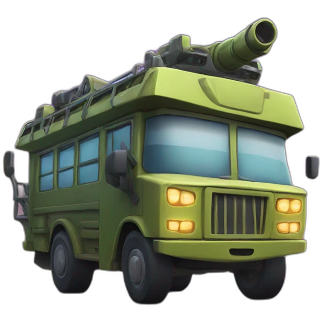 fornite battle bus emoji
