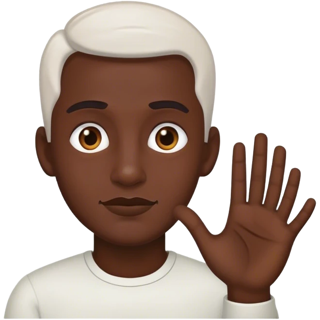 Deafthreats deaf guy emoji