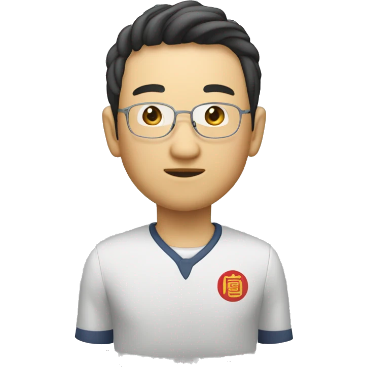 庄子，瘦削长须，智慧飘逸，一位古代哲学家,中国 emoji