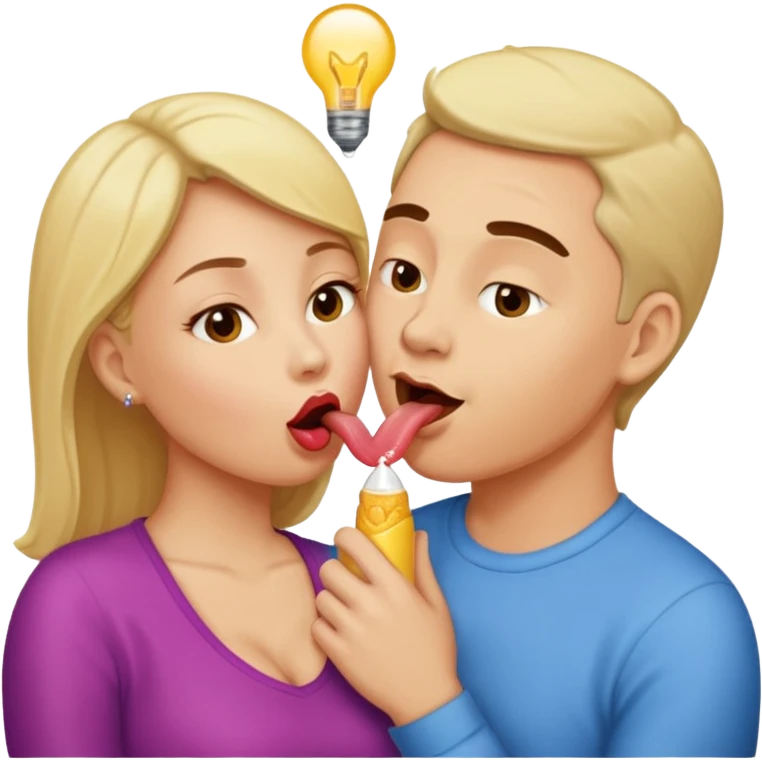 Licking my wife’s pussy emoji