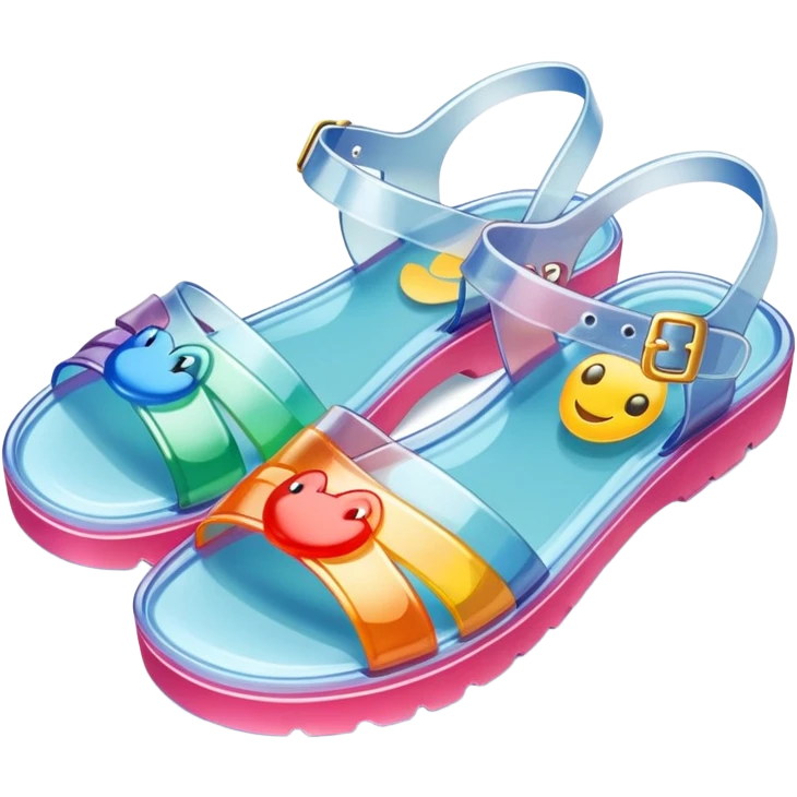 1990’s jelly sandals emoji