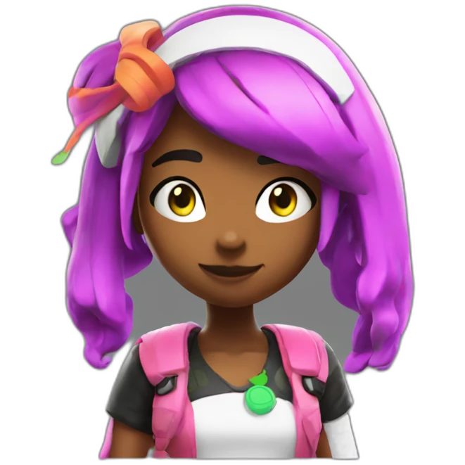 Marie from Splatoon 3 emoji