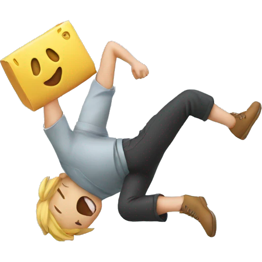 falling emoji