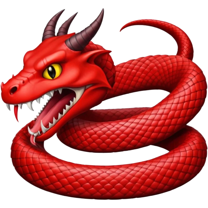 Devil snake emoji