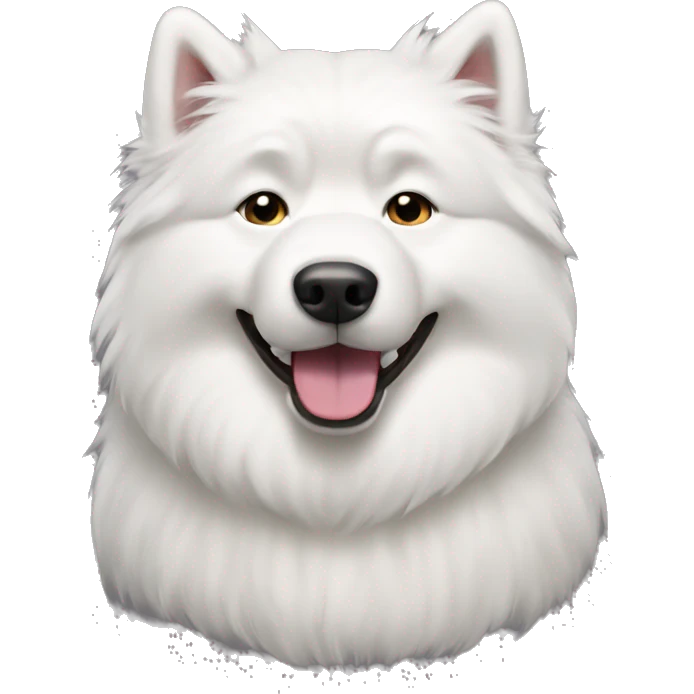 Samoyed dog emoji