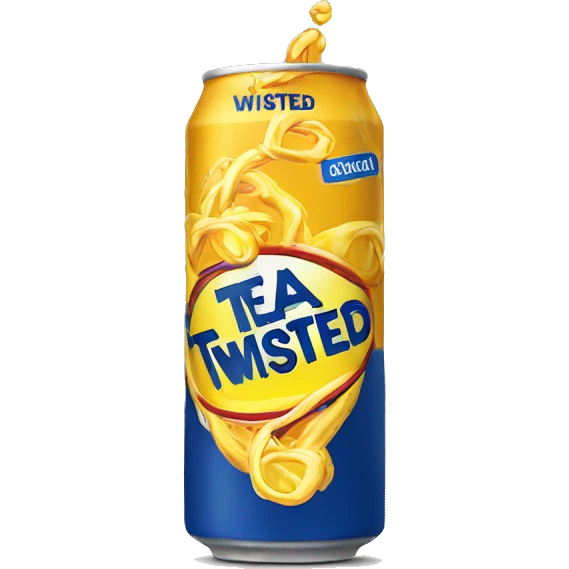 A twisted tea can  emoji