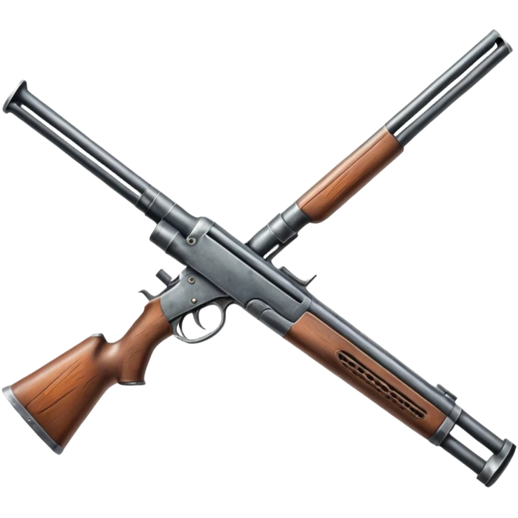 double pipe metal shotgun emoji