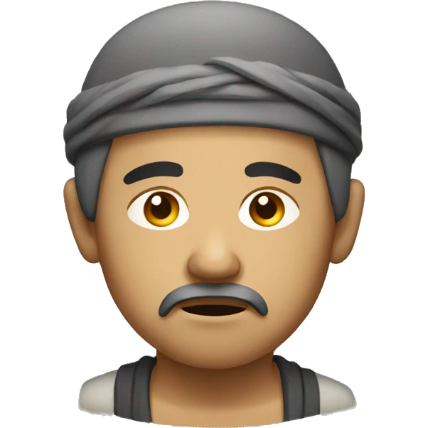 sad ancient asian trader emoji