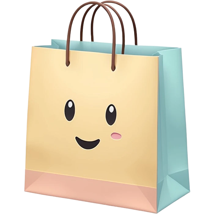 aesthetic shopping bag emoji