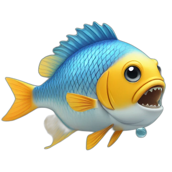 fish eating fish emoji