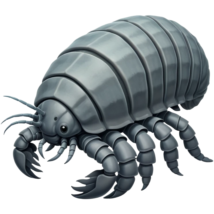 Giant isopod  emoji