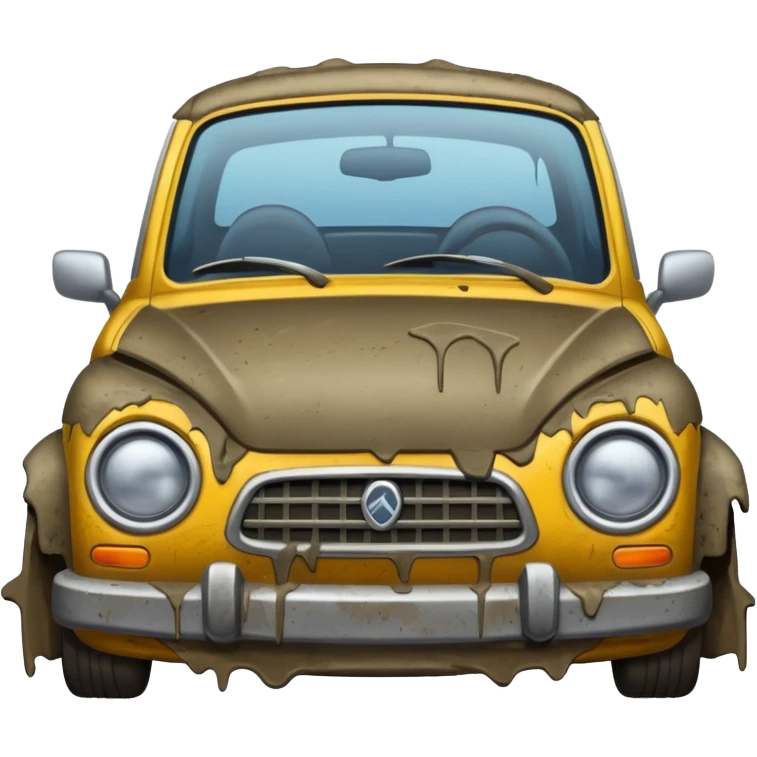 Filthy car emoji