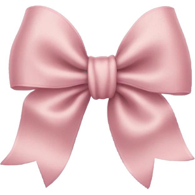 Dusty rose pink bow  emoji