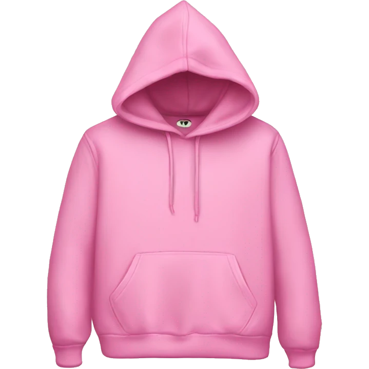 Pink hoodie with pink palm tree on it emoji