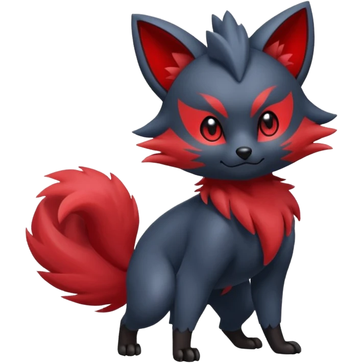 Zorua-Fakémon-hybrid-creature (full body)  emoji