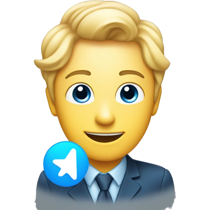 blue verified badge with tick emoji