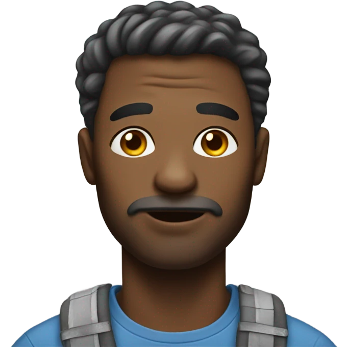 Portrait of a disabled man emoji