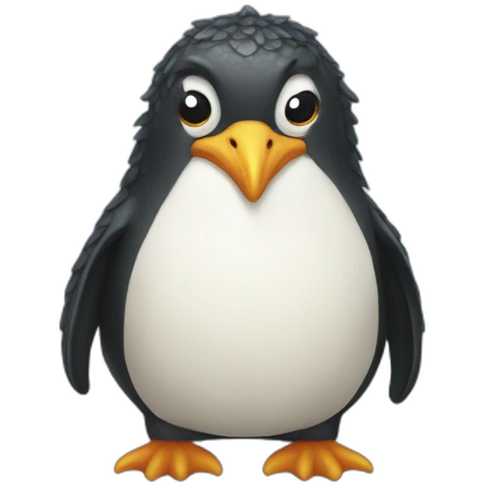 Dragon penguin emoji
