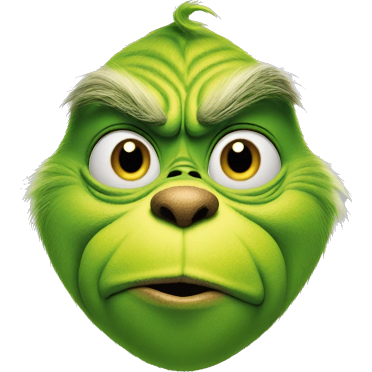 The grinch emoji