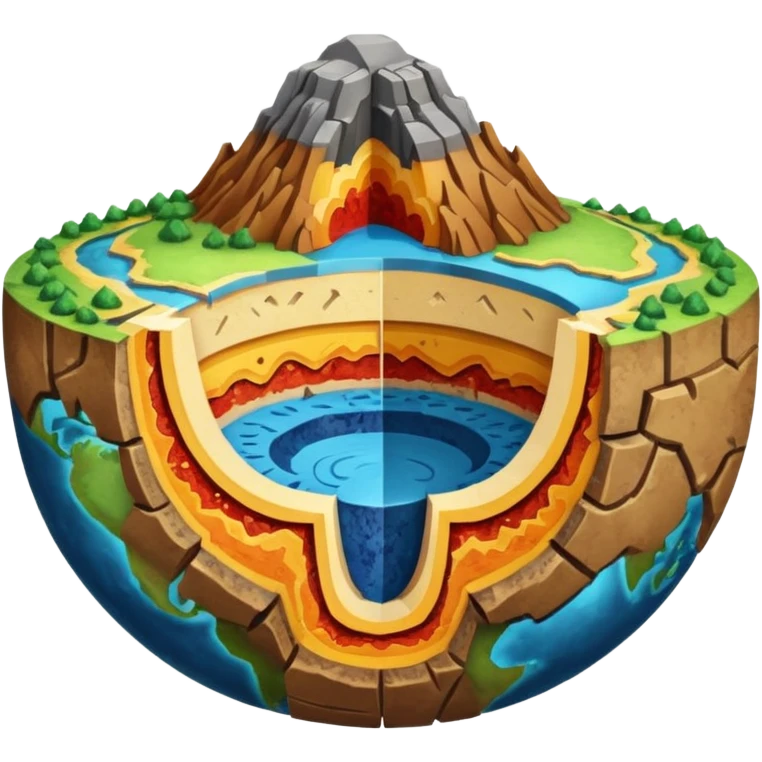 Geography cross section emoji