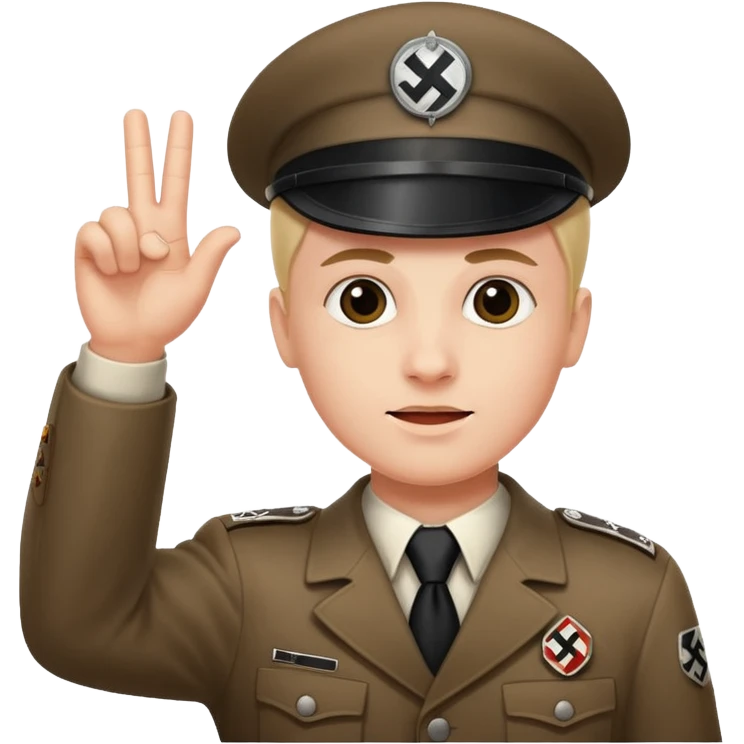 Nazi salut emoji