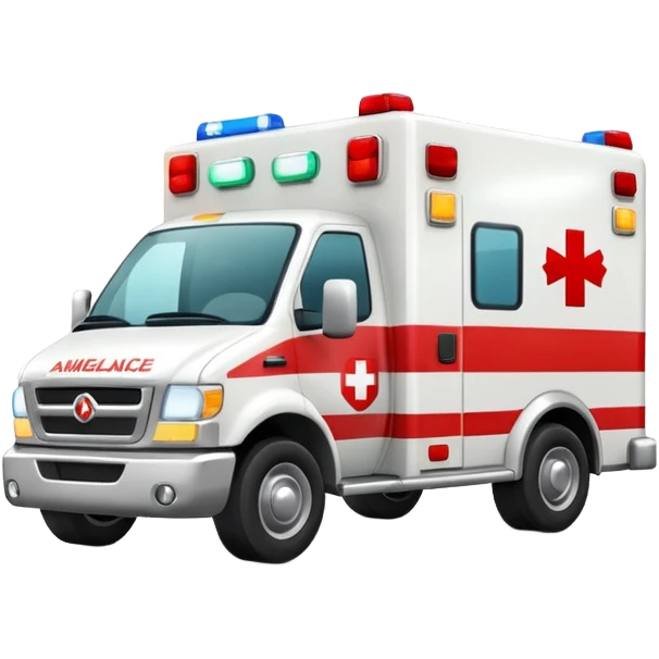 carro de emergencia  emoji