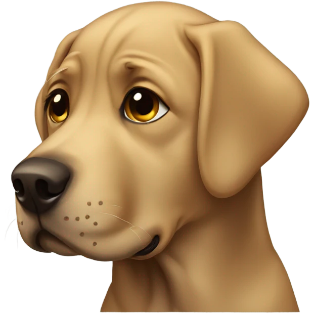 Crying Labrador emoji
